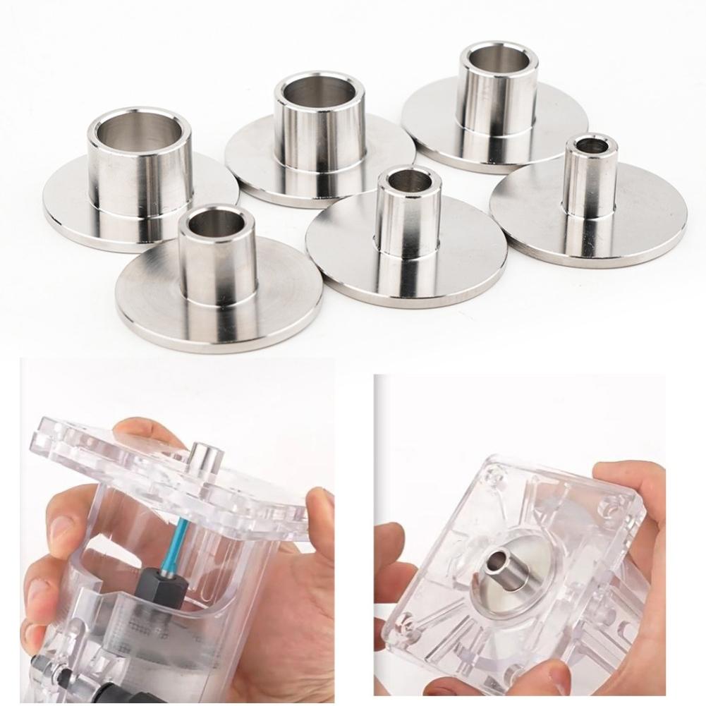 Router Bit Sleeve Template Guide Plate Trimmer Guide Bushing