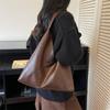 Large-capacity retro bag women's autumn and winter 2025 new simple and versatile shoulder underarm bag casual commuter tote bag