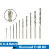 Kit Drill Bits Parts Polishing Portable Needle Power Tool Replacement Set 8 Piece Coated HSS Multi For Glass New