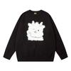 Kids Winter Knit Sweater Boys Girls Red Festive Design Loose Fit Round Neck Acrylic Warm Pullover