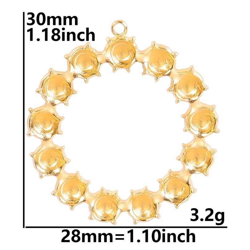 5pcs/Lot Gold Color Animal Butterfly Charm Ojo Turco Stainless Steel Charms For Jewelry Making Supplies Skull Head Star Moon Eye