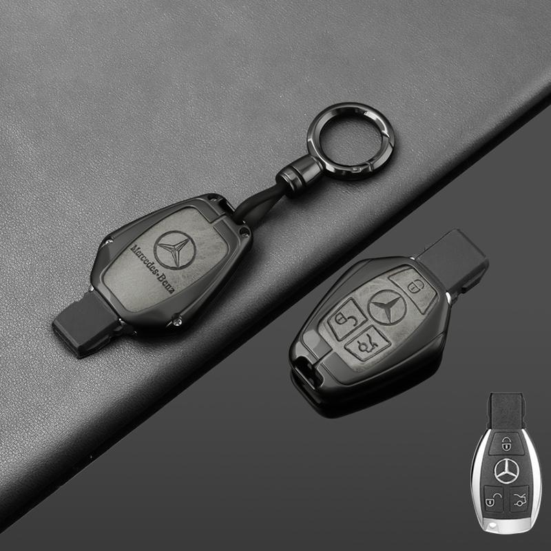 Car Key Case Cover Protector for Mercedes Benz CLK ML SLK B C E S Class Auto Keychain Accessories Car Styling for Mercedes Benz ACDFJ1