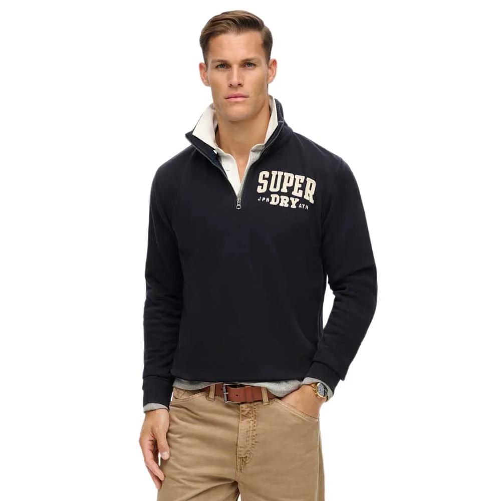 Superdry Толстовка с полумолниеймолнией Vintage Athletic EU XL