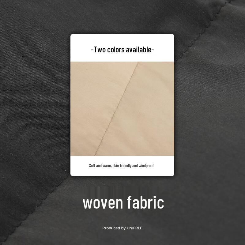 unifree Long Thermal Down Jacket with Removable Hood