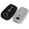 2pcs 4 Buttons Remote Key Cover Fit for Toyota Land Cruiser Venza Grand Highlander Sequoia Corolla Crown Black & Grey