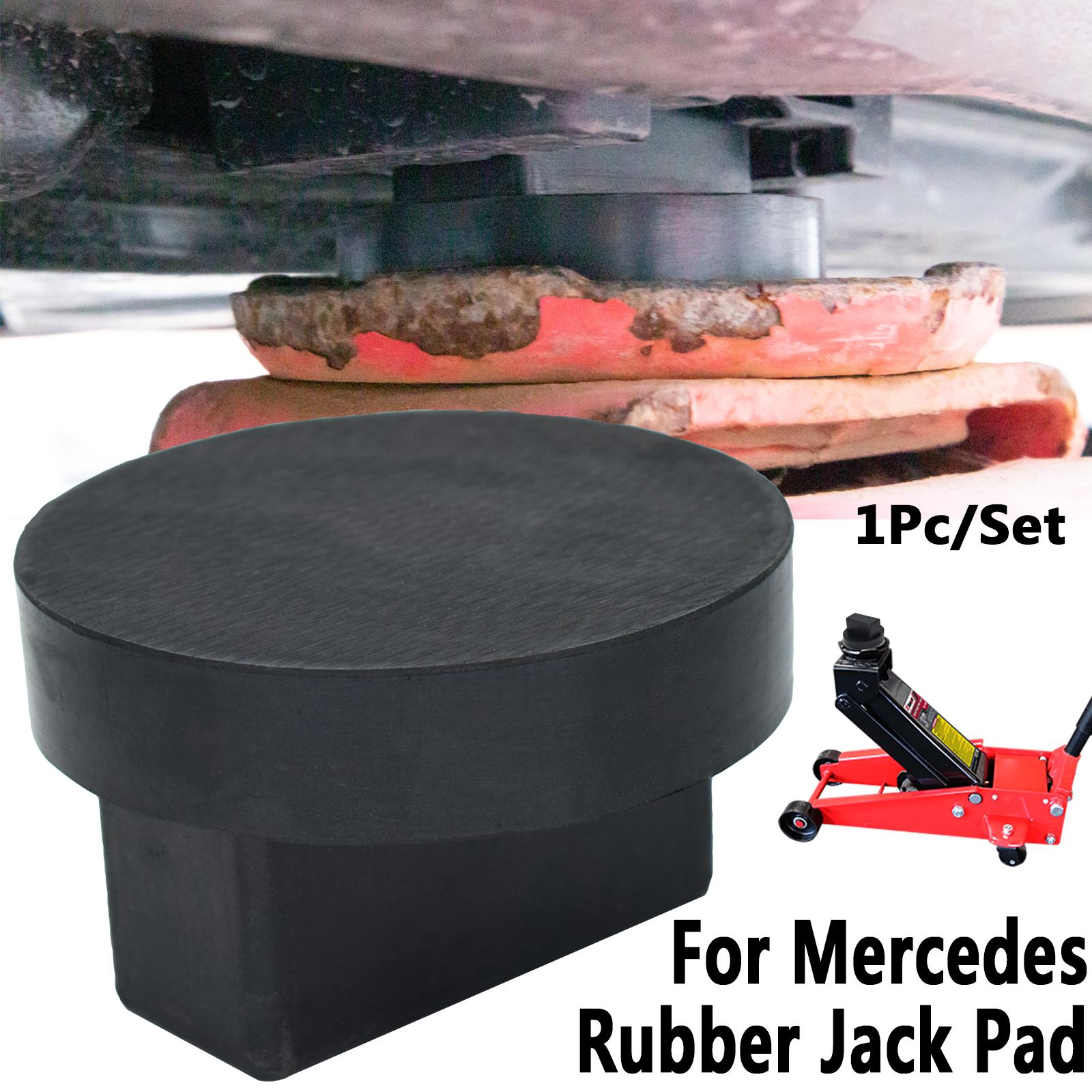 6.5x3.3cm Noir Coussinet Caoutchouc Noir Pour Rail De Cadre – Adaptateur De Cric Pour Levage Latéral Sans Endommager La Carrosserie Protection Rail Châssis Voiture