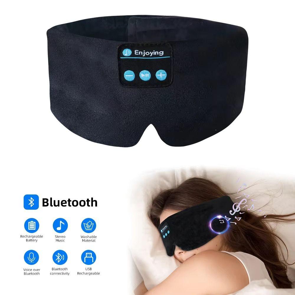 Soft Bluetooth Sleep Mask Adjustable Wireless Headphones Wireless Headset Sleep Eye Mask Sleep