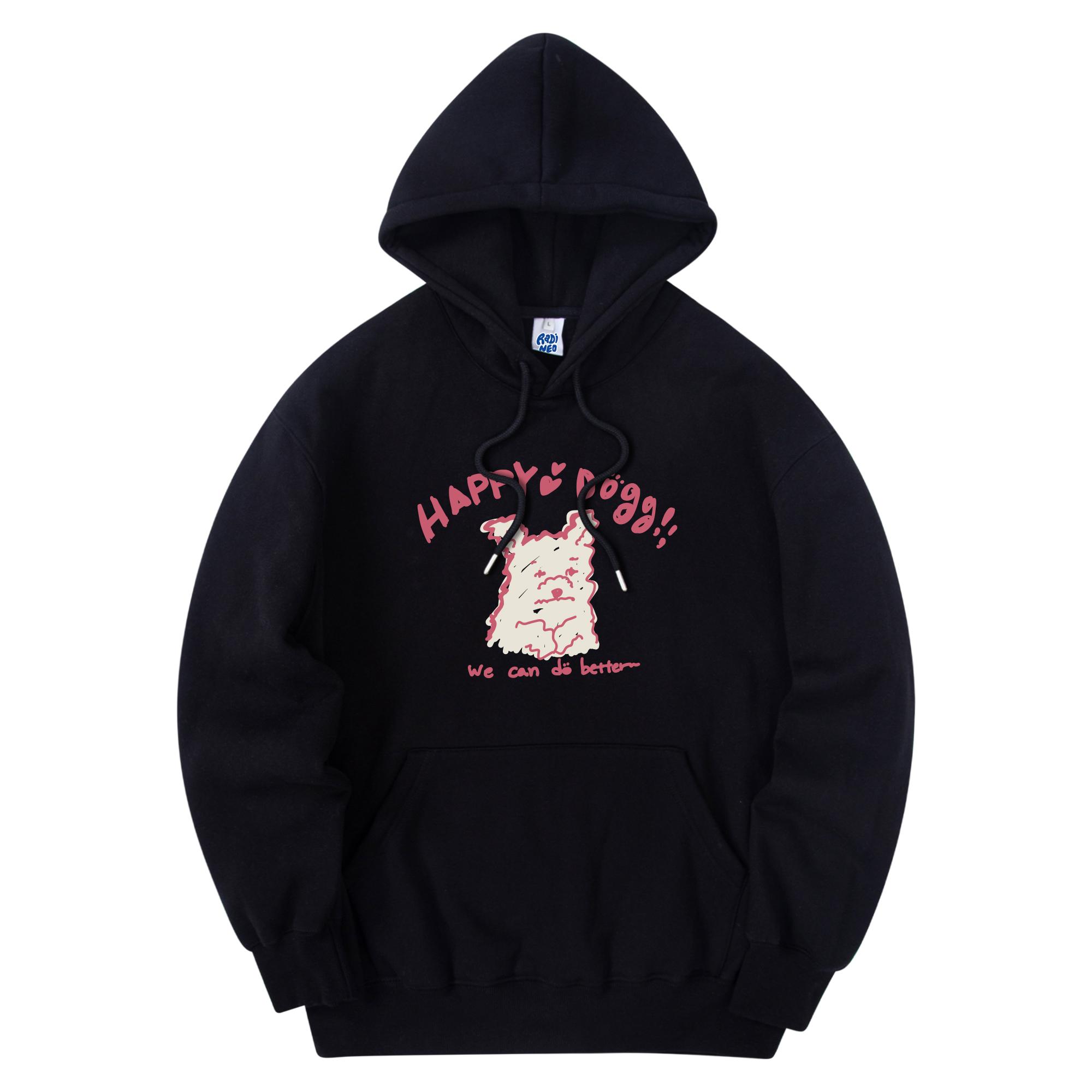 Худи Radineo Happy Doggy Черный Black (Black)/L