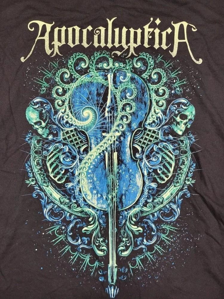 Merry Christmas Apocalyptica Black Cotton Full Size Shirt NI582 Unisex T-Shirt XL