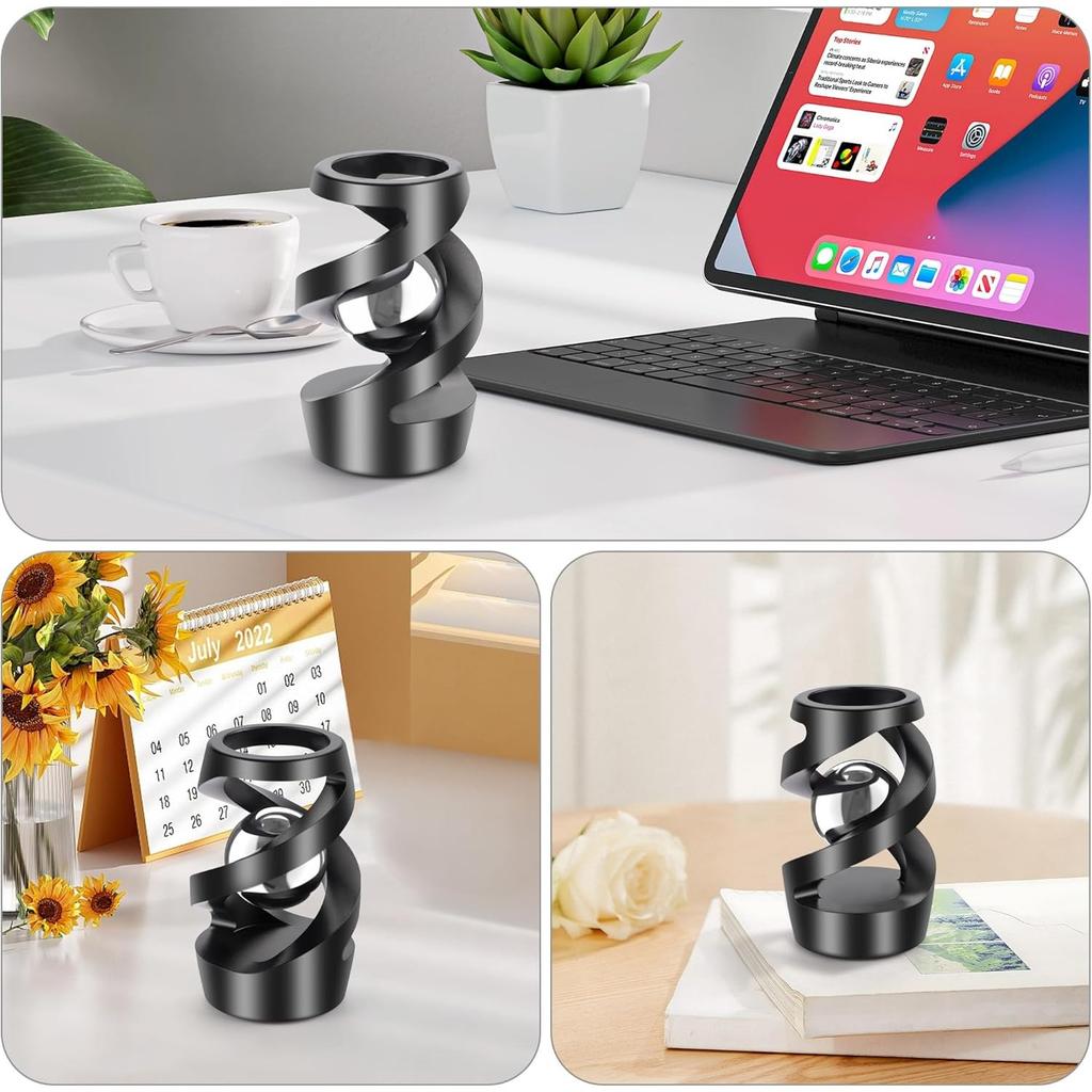Suspended Spinning Top With Visual Effect Stress Relief Focus Tool Adults Kids Suspended Gyroscope Fidget Spinner Fidget Toy