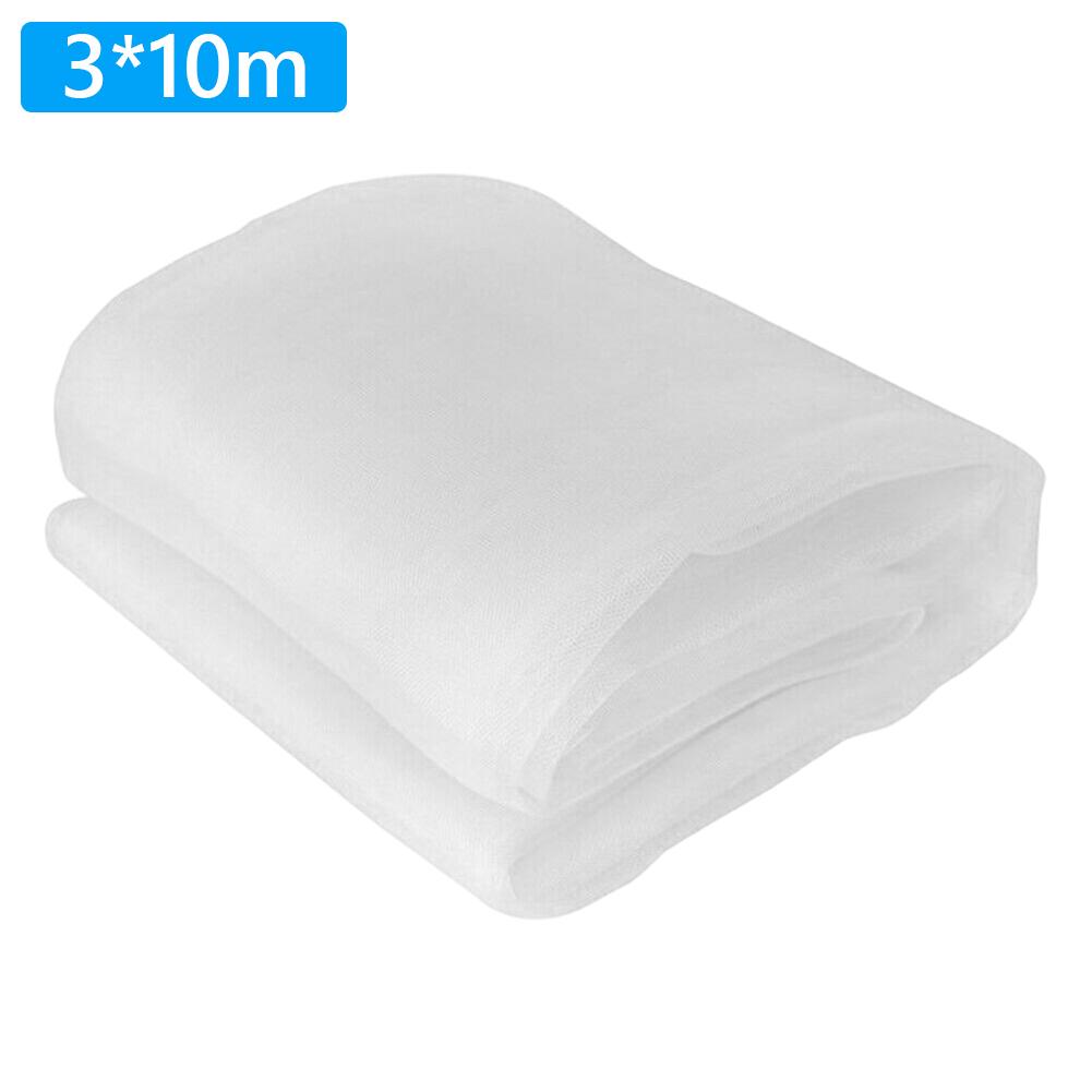 Plant Protection Net Insect Protection Net Ultra Fine Garden Netting Bird Barrier Screen for Vegetables Fruits Flowers 3x10 m белый