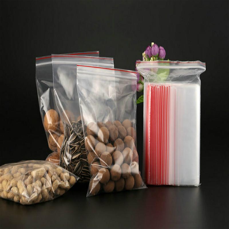 Cheap 100Pcs Zip Lock Bags Clear Poly Bag Reclosable Plastic Small Baggies For Jewelry Joom