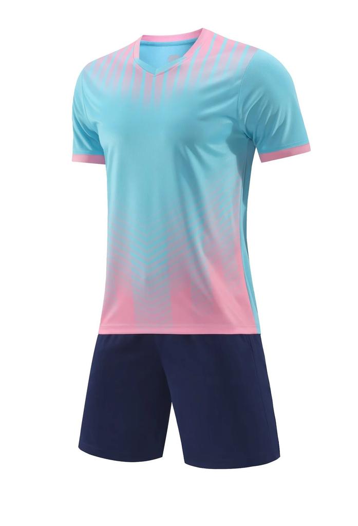 Soccer Uniform Sports Suit Quick-Drying Breathable Kids Varsity Training Camp Uniform Camouflage Soccer Jersey