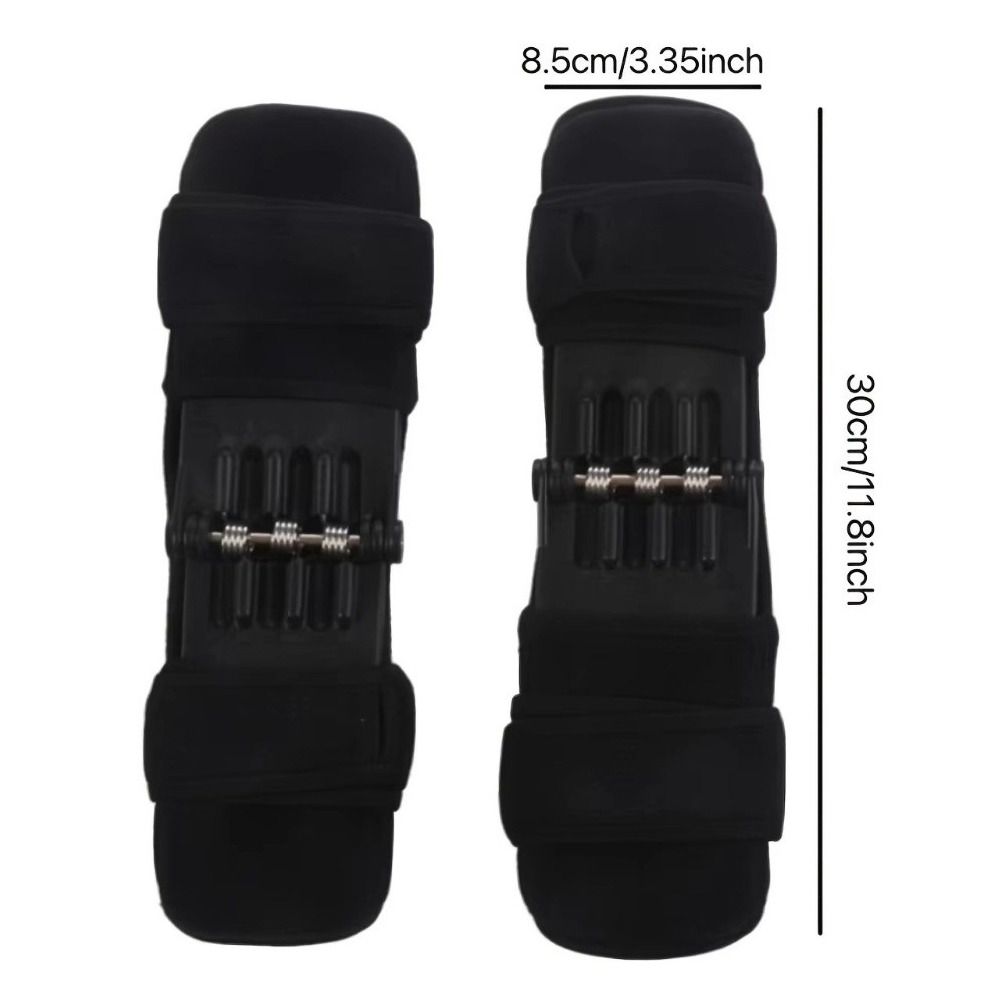 1/2PCS Rebound Spring Knee Protection Boosters Breathable Fixed Booster Support Knee Pads Non-Slip Knee Protector Sports