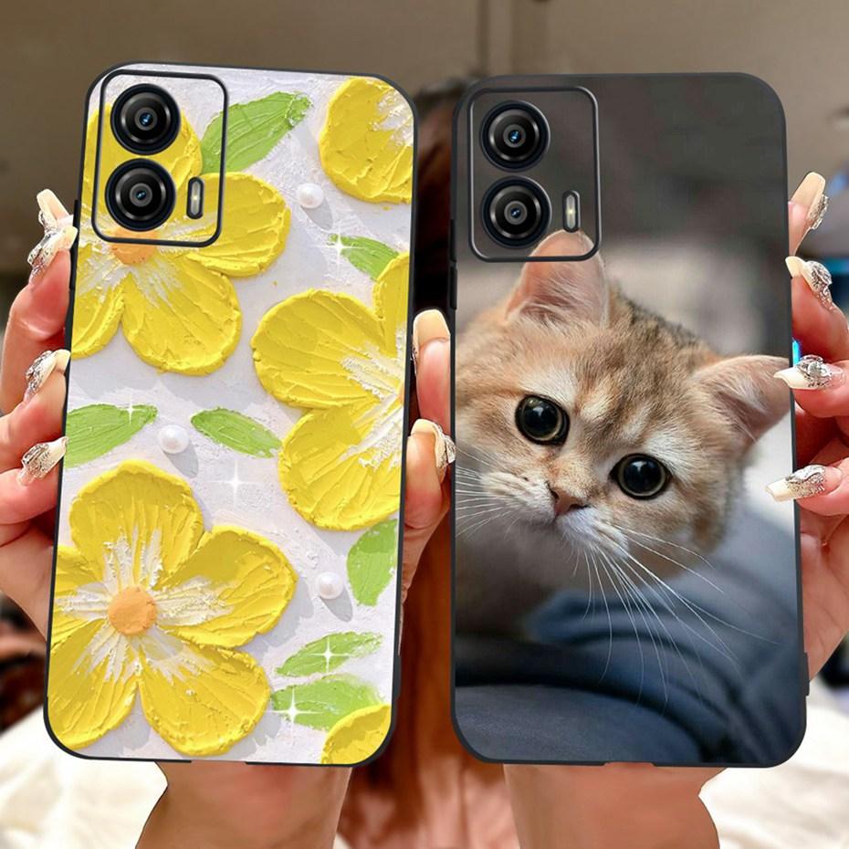 Cute Painting Phone Case For Motorola Moto G53 G73 Soft Silicone TPU Back Cover For MOTO G53 G73 5G Cases Bumpers