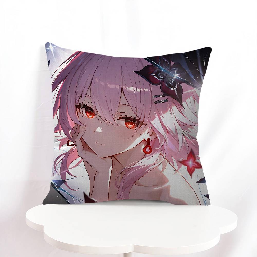 Evernight Pillow Covers Cartoon Sofa Decorative Home Double-sided Printing Short Plush Cute Cushion Cover