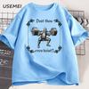 Lustiges Fitnessstudio T-Shirt Vintage Dost Thou Even Hoist T-Shirt Lässiges Kurzarm Herrenkleidung Baumwoll-T-Shirt Harajuku Übergroßes T-Shirt