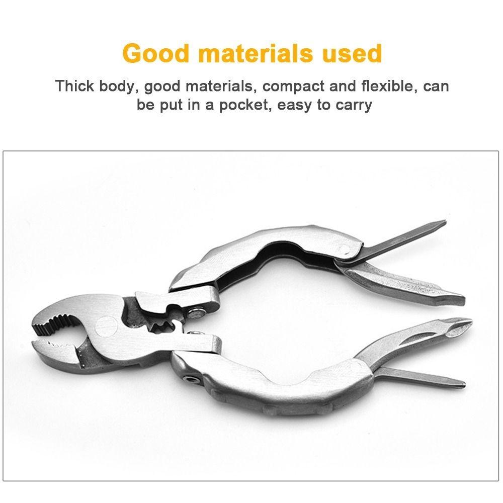 Mini EDC Tool Round Head Pliers Keychain Pliers Wire Cutter Multi-purpose Pocket Pliers  Outdoor