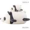 Ribuhato Bolster Cushion Marshmallow Animal Panda Ring Ring 27cm Soft Plush Toy