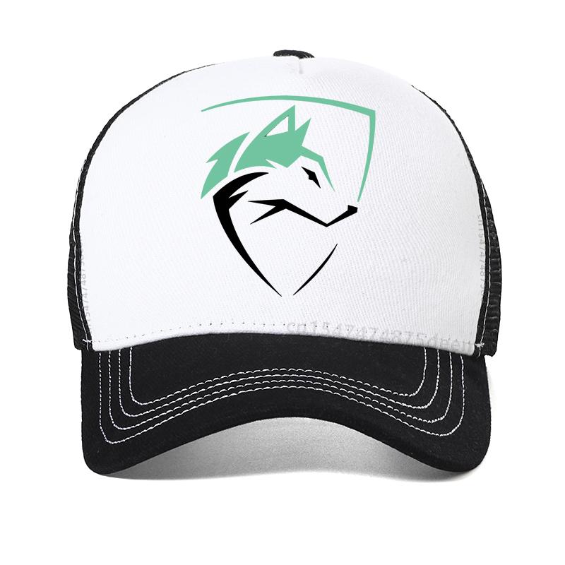 Wolf Print Breathable Baseball Cap Adjustable Sport Golf Hat Summer Outdoor Causal Trucker Hat Fashion Harajuku Snapback Hats
