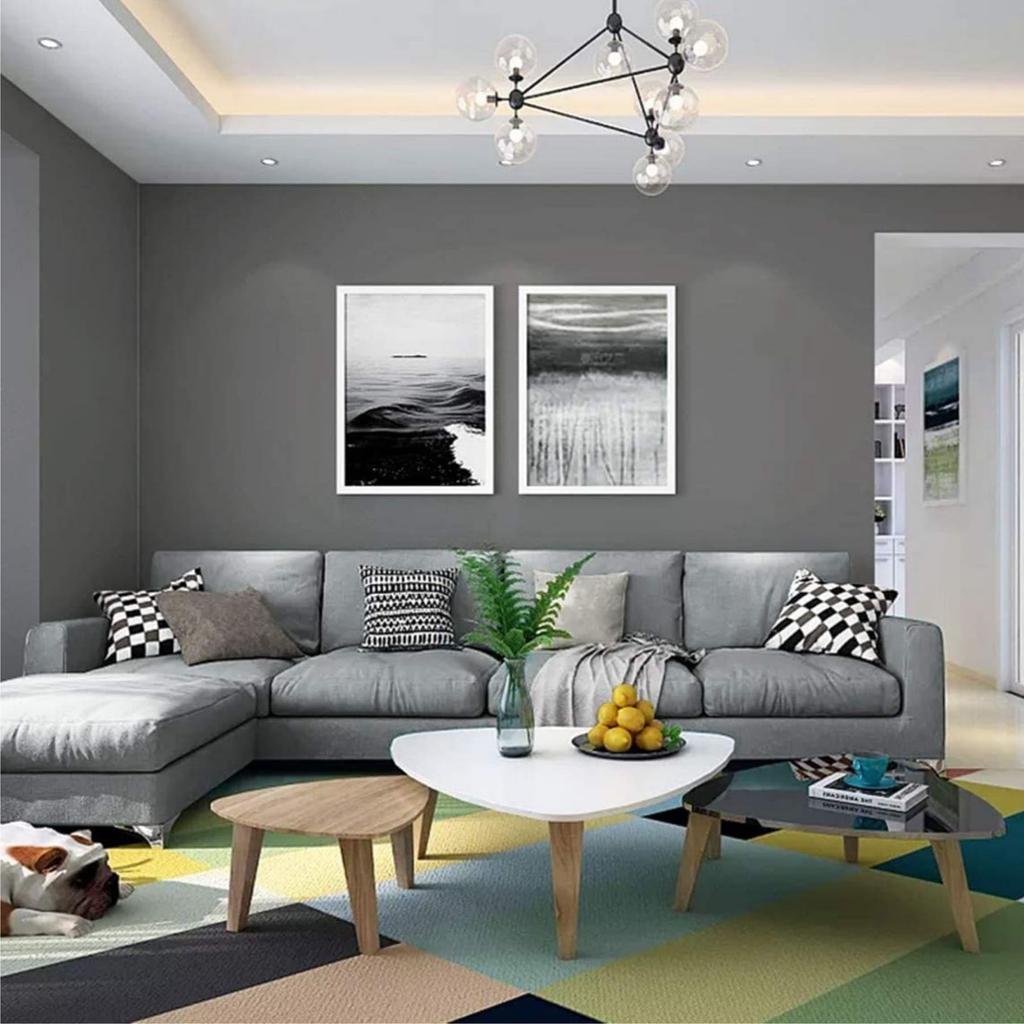 Jiroka Wallpaper Peel and Stick 40cm x Cutting Renovation DIY Decorative Suitable for Rental Properties Stickers, Gray, Matte, Wallpaper, 10m,