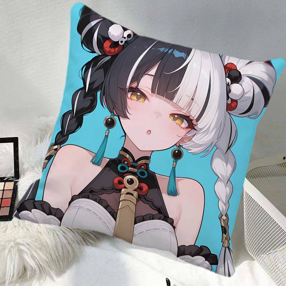 Zenless Zone Zero Dialyn Game Pillow Case Square Pillow Bedroom Sofa Leisure Comfort Cushion Car Home Decoration