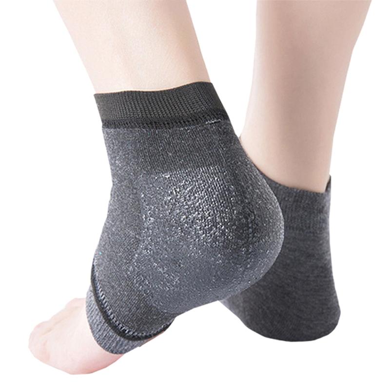 1 Pair Silicone Moisturizing Gel Heel Socks Cracked Foot Skin Care Protectors