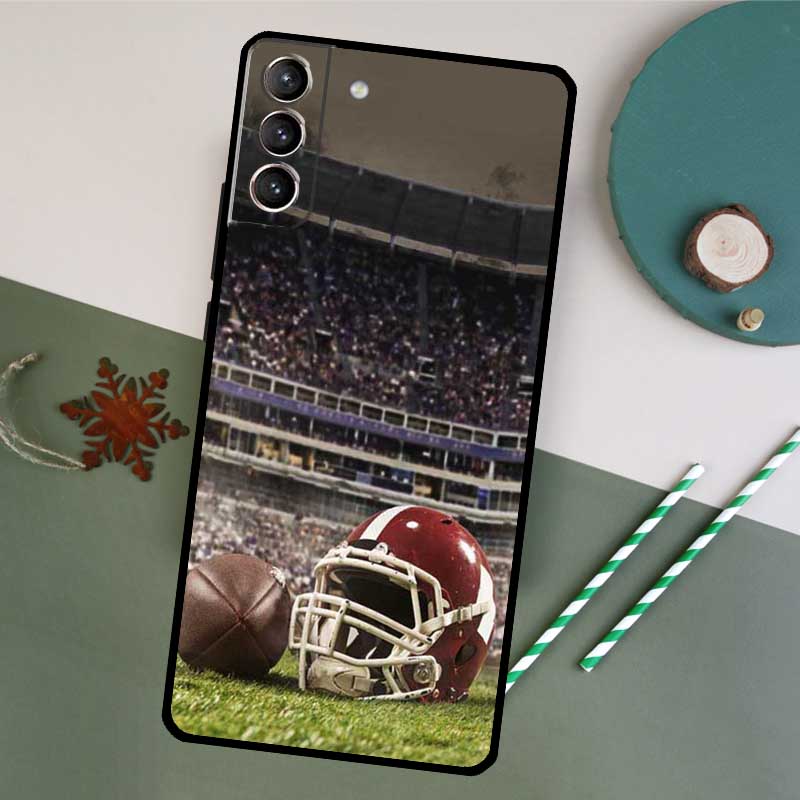 American Football Sport Phone Case For Samsung Galaxy S26 S23 Ultra S20 S21 S22 S24 S25 Plus S10 S25 FE Back Cover