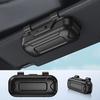 Car Visor Clip-On Storage Eyewear Case with Box Sun Visor Push-Open Cover Dustproof