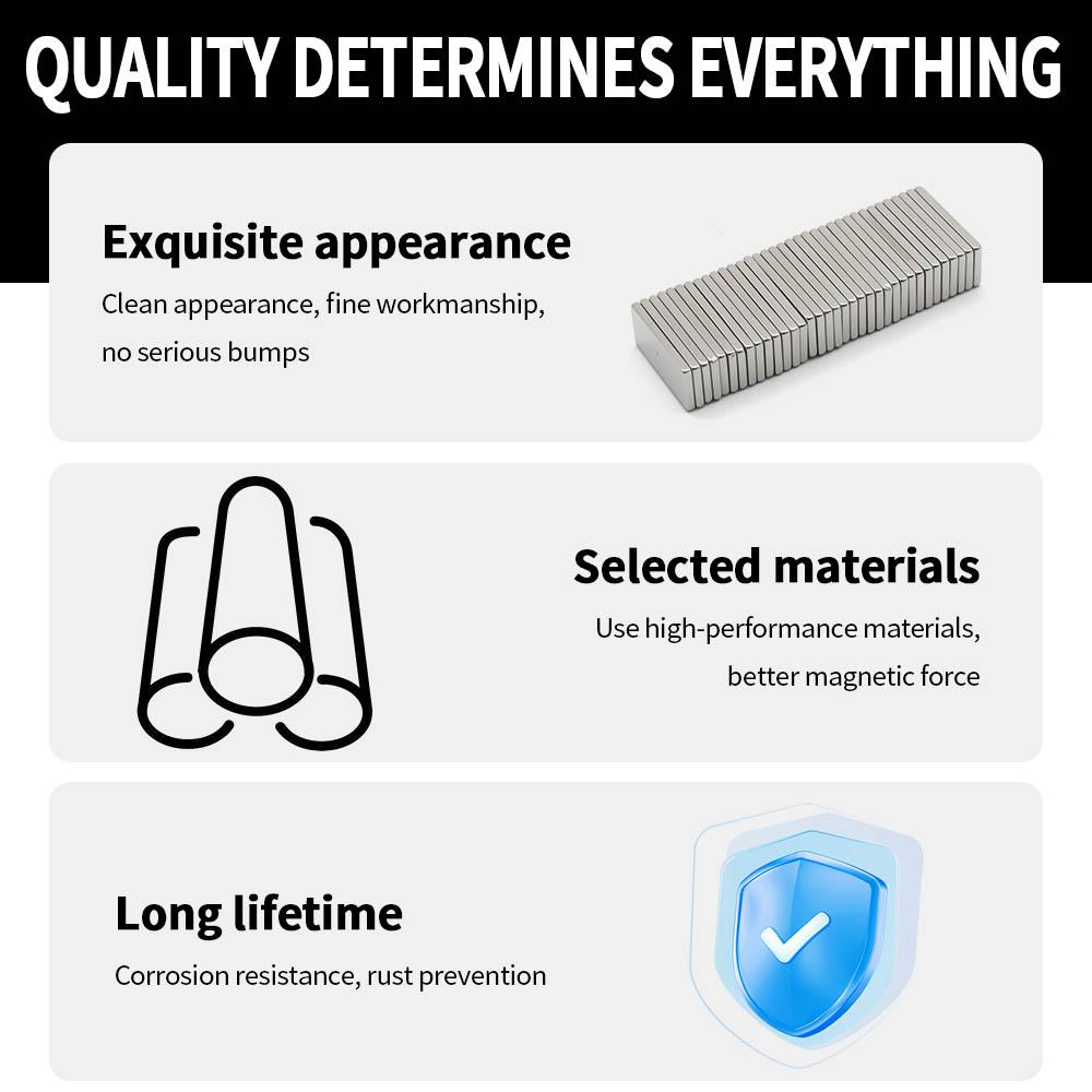 20x10x2mm Powerful Neodymium Magnet N35 NdfeB Permanent Magnetic imanes Block Super Strong Fridge Magnets DIY