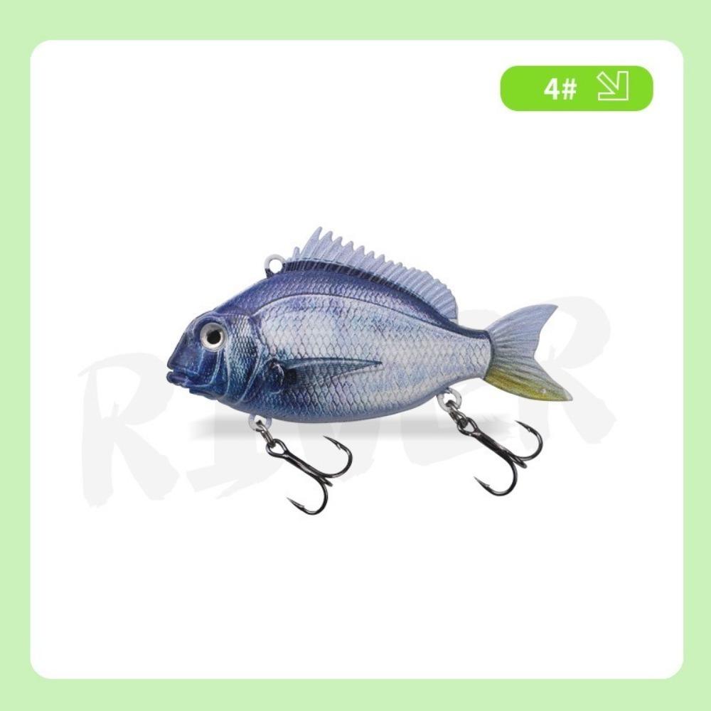 

Soft Design VIB Swimbait Dynamic Vibration Lifelike Design Fishing Lures 8cm Length 25g Weight Sea Fishing Baits Winter Fishing