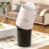 Nordischer Marmor Papierkorb, Mülleimer mit Deckel und Inneneimer, Abfalleimer für Badezimmer, Büro, Schlafzimmer Papierkorb, 9 L, 14L