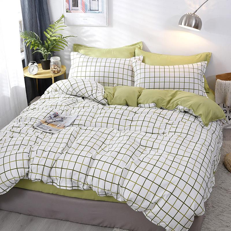 Home Textile Grinding Four-piece Set, Bed Sheet Quilt Cover, Single Dormitory Bedding Three-piece Set