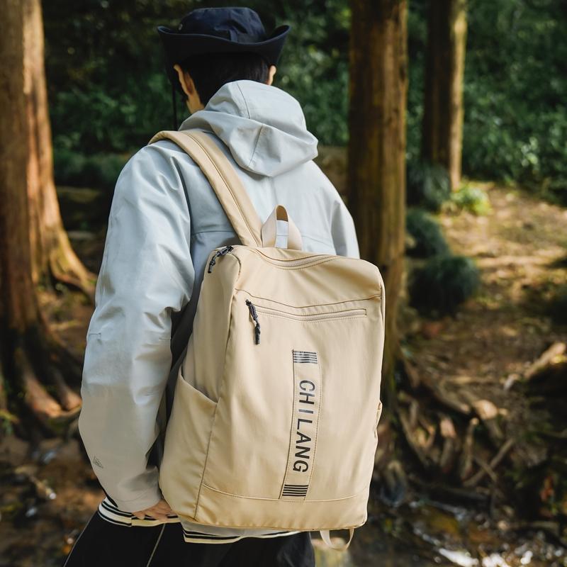 Men Large Capacity Backpack Middle School Student Schoolbag Women Outdoor Lightweight Travel Backpack