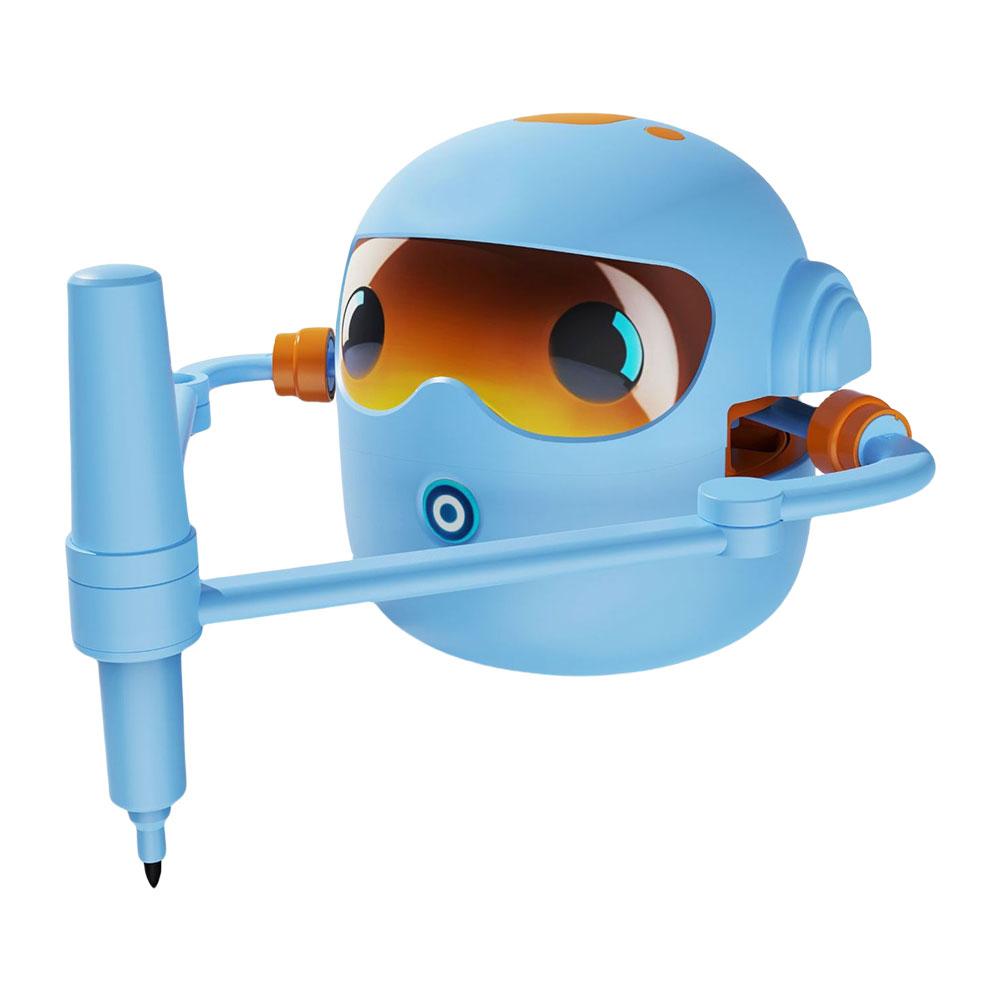 

Kids Drawing Robot Early Educational Toys with 100 Cards Preschool Learning Activities Birthday Christmas Gifts for Boys Girls синій