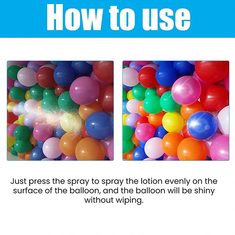 100 ml Ballon Spray Brillant Anti-Décoloration Restaure Atmosphère Raviveur Ballon Améliorer Ballon Décoration Spray Brillant