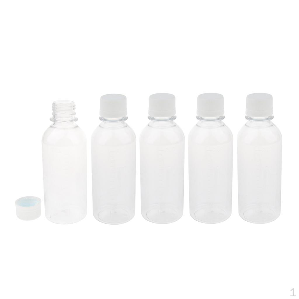 

5 Sterile Jars Thread Bottles 150ml/200ml/220ml