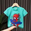 Sommer Jungen T-Shirt Baumwolle Kurzarm Kinder Mädchen Oberteile Cartoon Grafik T-Shirts Kinderkleidung Lässige Mode Kinder Oberteile