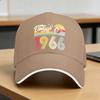 Vintage Born In 1966 60Th Birthday Baseball Cap  Tennis Skate Sun Visor Hip Hop Hats Men Women Vintage Design Snapback Cap