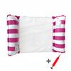 Inflatable Stripe Mesh Floating Bed - Foldable Seaside Lounger