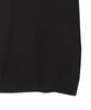 IRONYPORNO WHITELINE 86-Iro355 Basic One-Button Round Short Sleeve Knit Black