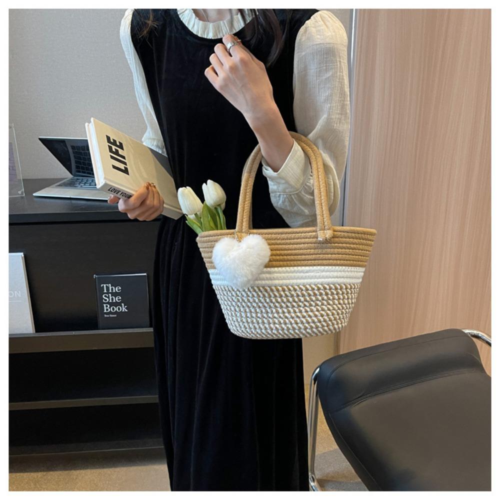 JMXD- Handmade Knitted Fashion Crossbody Bucket Bag for Women Shoulder Bag
