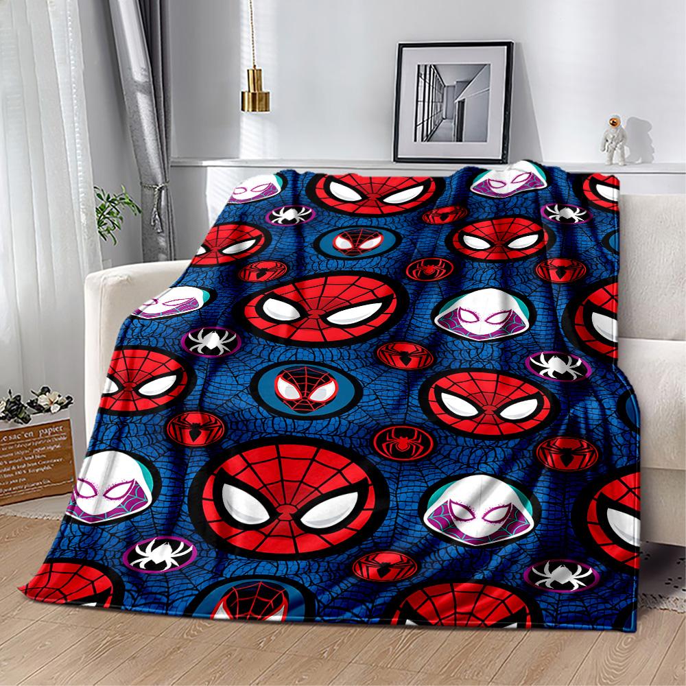 1pc Spider-Man Action Blanket Soft and Warm for Sofa Office Camping Travel Livingroom Great Gift for Friends and Family Comfortable