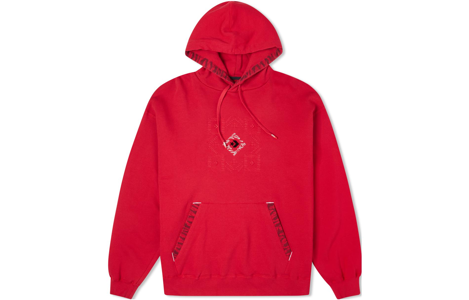 Converse New Year Water Tiger Collection Sweatshirt Unisex Red Couple s 10024151-A03 L