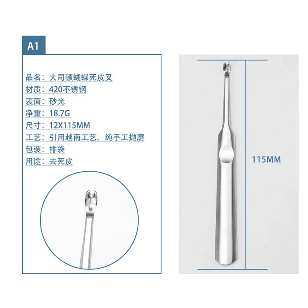 Handmade Leather Stitching Kit U+V Shaped Skiving Punching Tool with Edge Beveler for Leathercraft Projects