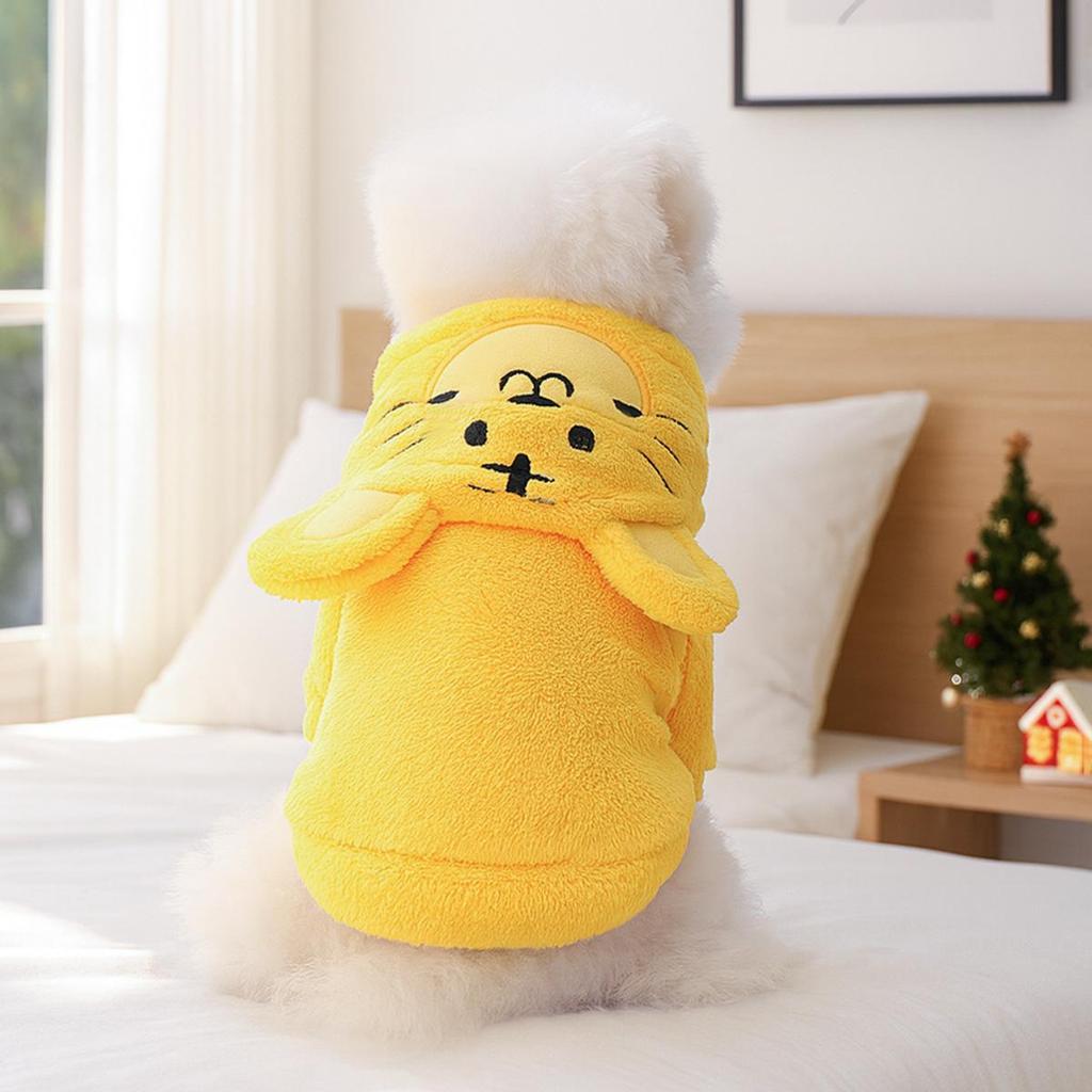 PETCIRCLE Jesień/Zima Plus Aksamit Ciepła Odzież dla Zwierząt - Kolekcja Cosplay dla Psów i Kotów