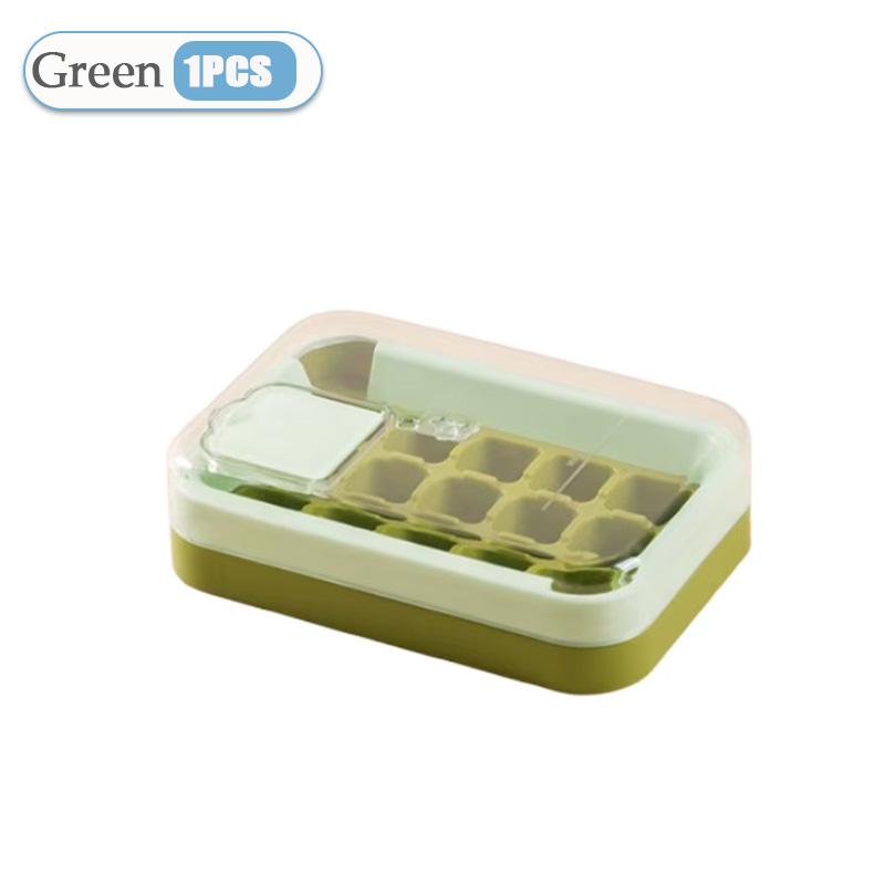 

1-10PCS 15 Grid Ice Cubes Tray with Lid Container Easy Release Ice Box Beverage Summer Ice Maker for Home Kitchen Bar Ice Box
