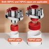 Plastic Kitchen Pipe Connector Odor-Proof Space-Saving Drainpipe Connector Sealing Multi-Functional Multi-port Drainpipe Joints