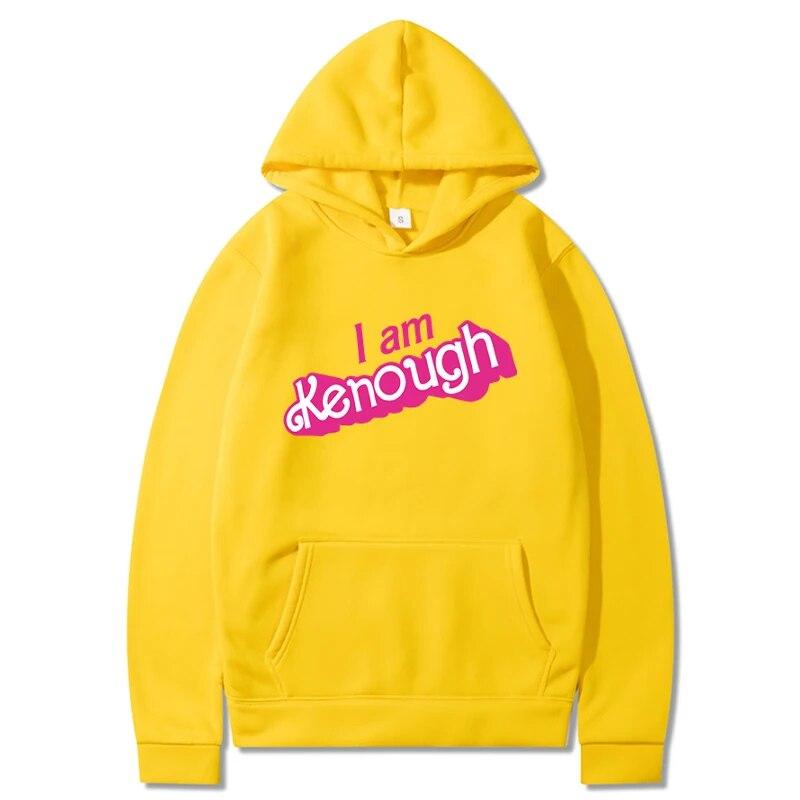Women Barbiecore Movie Kenough Sweatshirts Men Fashion Graphic Printed Harajuku Streetwear Hooded Pullovers