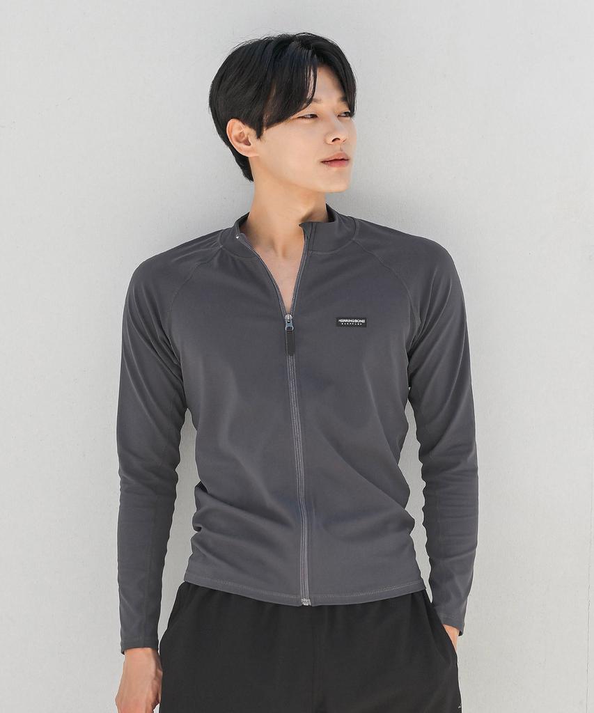 Helingbon Hive Men'S Activity Zip-Up Rash Guard (3 Colors) / Rf338M